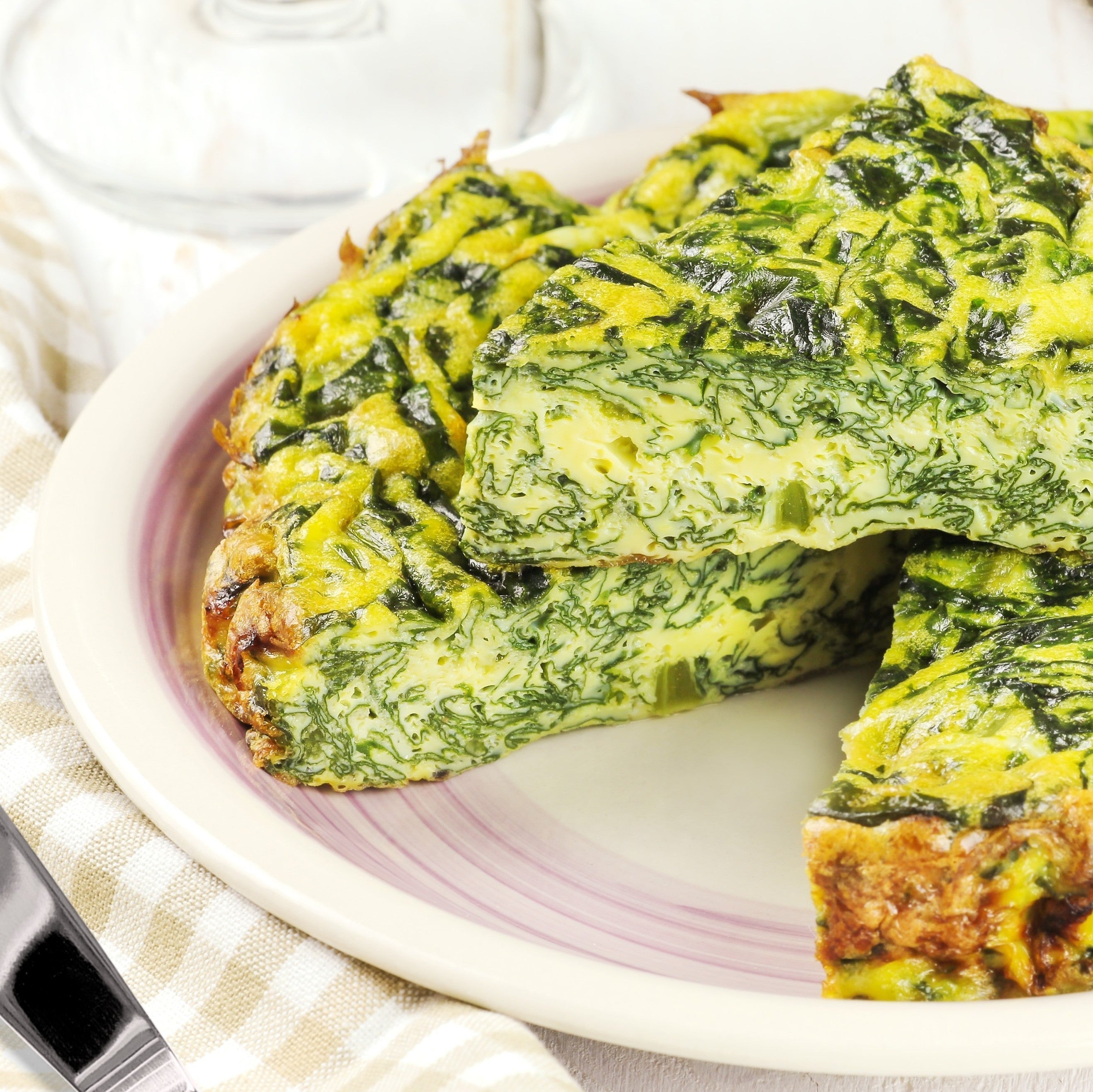 Protein-Packed Spinach & Cheese Frittata